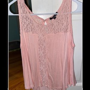 lace flowy tank top